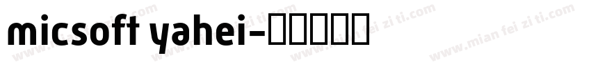 micsoft yahei字体转换
